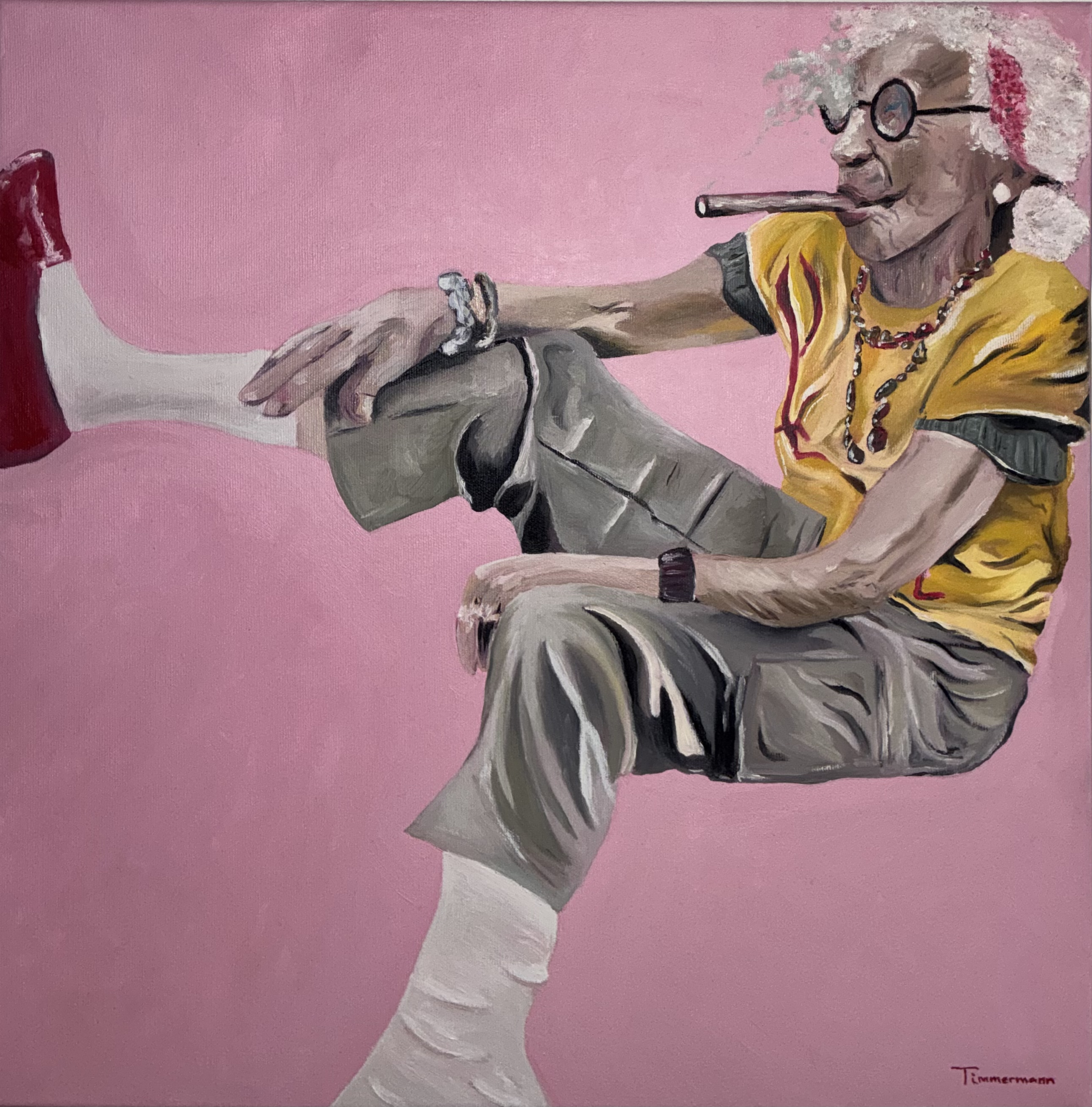 Karen oil painting